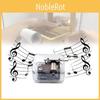 Cranked Acrylic Hand Music Box Creative Craft Ornament Toy Kids Students Gift