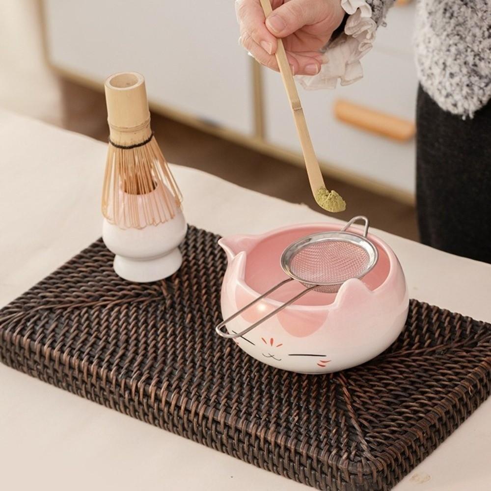2/5/7pcs Ceramic Bowl Matcha Tea Set Bamboo Whisk Matcha Brewing Kit Perfect Matcha