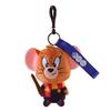 Tom & Jerry Plush Toys: Cat Pendant & Mouse Keychain Charms for Kids