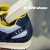 Breathable retro mesh women's new thick-soled inner height increase versatile casual sports running shoes
