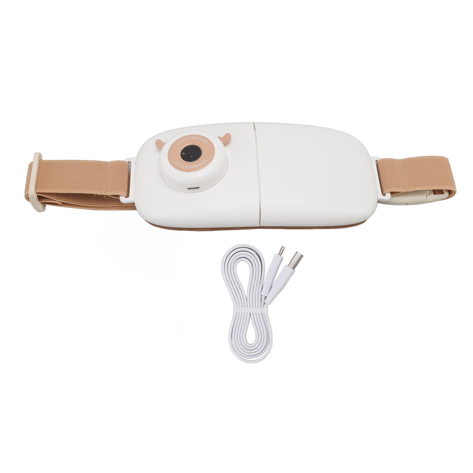 

Складной пояс от менструальных болей с цифровым дисплеем и USB-зарядкой, быстрый нагрев, согревающий пояс для женщин коричневый