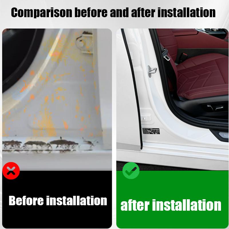 For BMW X1 U11 U12 2024 2025 Automotive B-pillar Sealing Strip Windproof and Soundproof Strip Dust-proof Sealing Strip