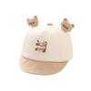 Spring 2026 3D Little Bear Baby Sun Hat - Cute Cartoon Baseball Cap for Boys & Girls
