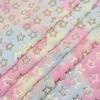 Rainbow Color Kawaii Plush Fabric Great For Diy Handmade Doll Accessories And Materials For Making Children Comfort Dolls KA83