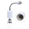 Ceramic E27 Lamp Holder Heat Resistant Extension Socket 360Degree Rotation For LED Bulbs 400W Bathroom Ceiling Light Fix