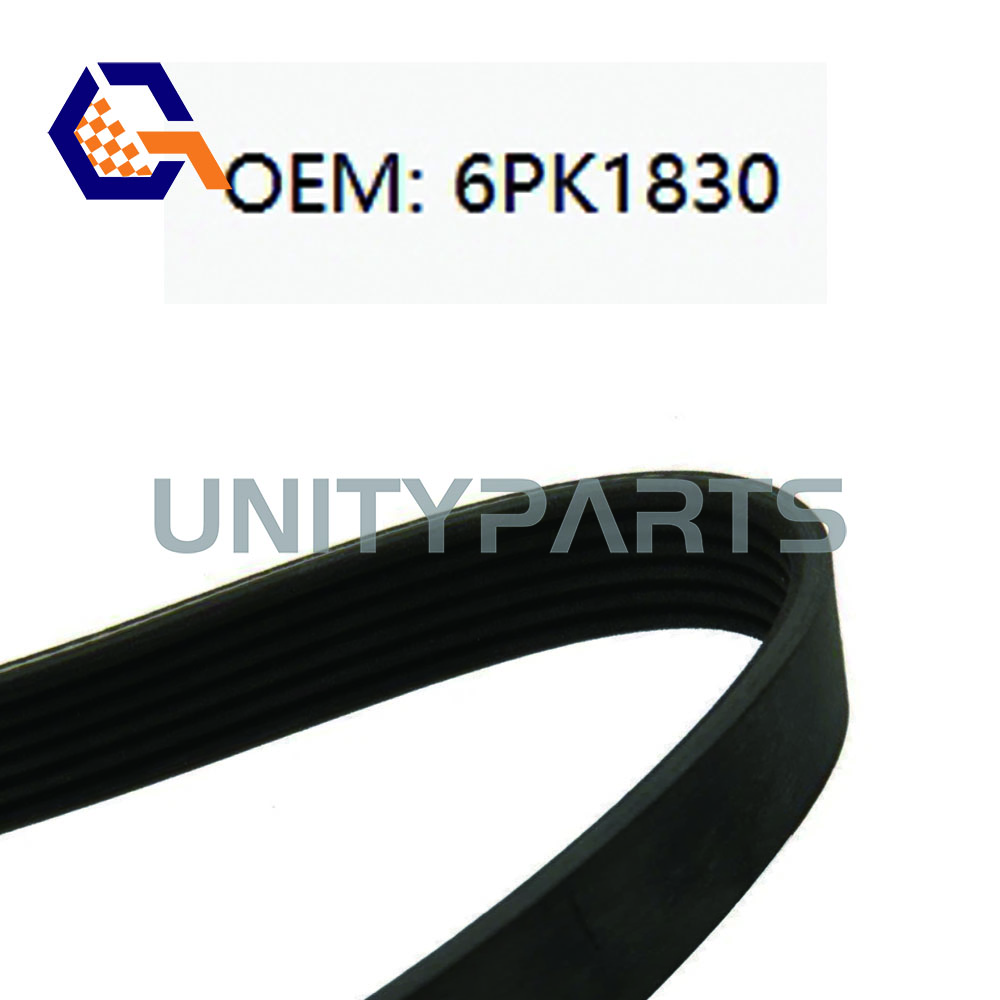 V-Ribbed Drive Belt For BMW 1 3 7 Series F01 F02 E81 E82 E90 E91 E92 E93 E87 Z4 E85 E86 E89 MITSUBISHI OUTLANDER LANCER 6PK1830