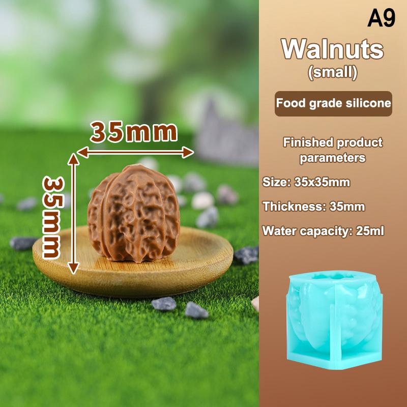 .1pc Cake Mold Ice Cream Mold Mousse Desserts Cake Decorating Tools 3D Fruit Shape Silicone Mold Reusable Kitchen Tools For Home