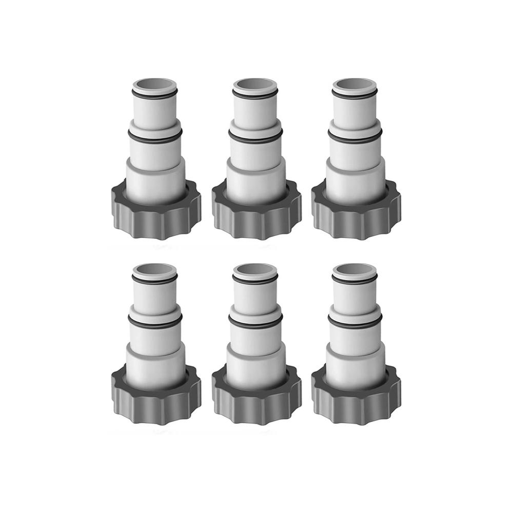 Pool Hose Adapter for Sand Pump Replacement Hose Adapter Pool Pump Part with Plunger Valve for Intex Swimming Pool Accessories