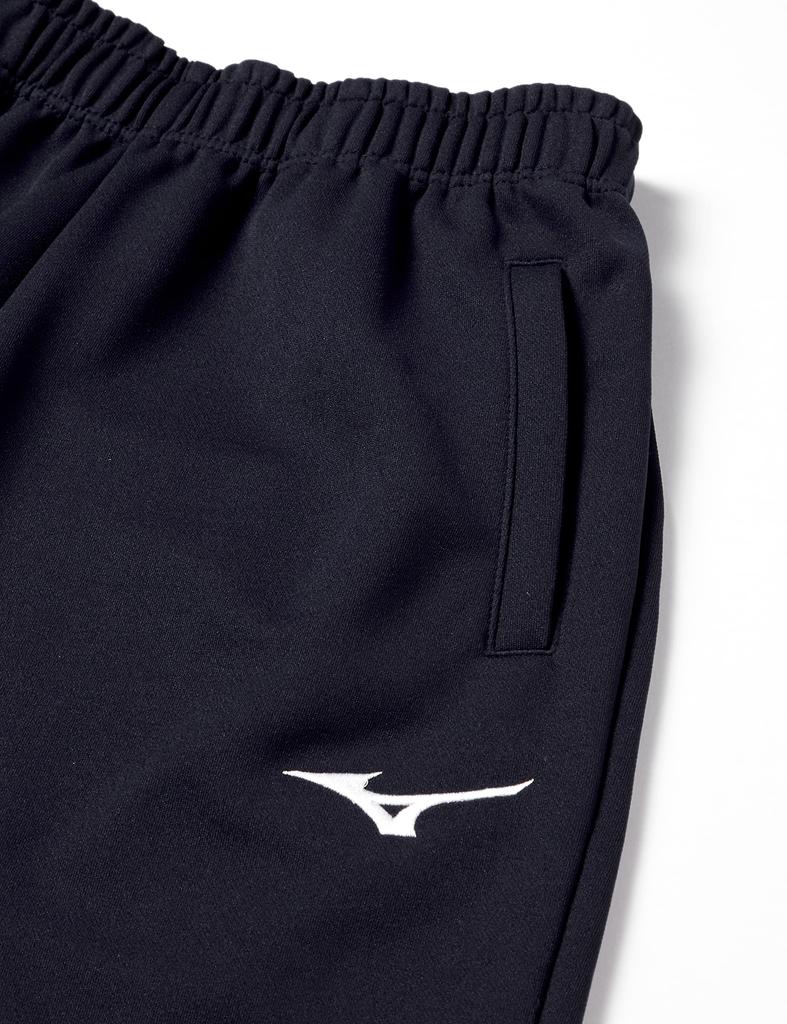 Mizuno Training Wear Deep Navy x Japan Size MB to Japanese Size Warm-Up Pants, Standard, Moisture-Wicking, Quick-Drying, 32MD9125, White, (equivalent