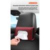 Boîte à mouchoirs de voiture Boîte à mouchoirs suspendue au dossier de siège de voiture Boîte d'accoudoir Pare-soleil Boîte à serviettes de voiture Accessoires de voiture