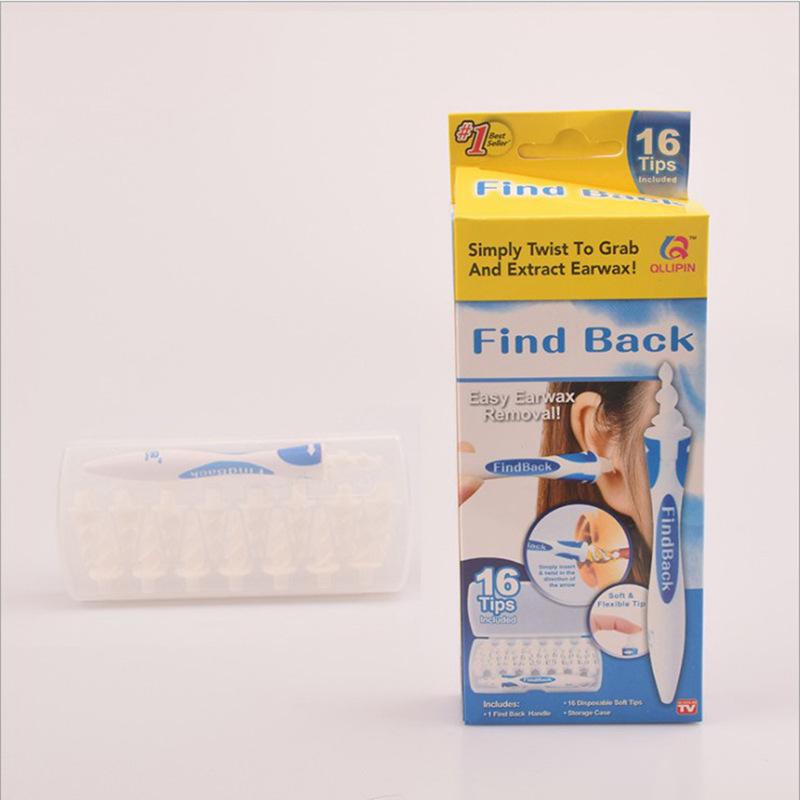 

Вращающаяся на 360° силиконовая палочка для чистки ушей - Мягкая спиральная ухочистка