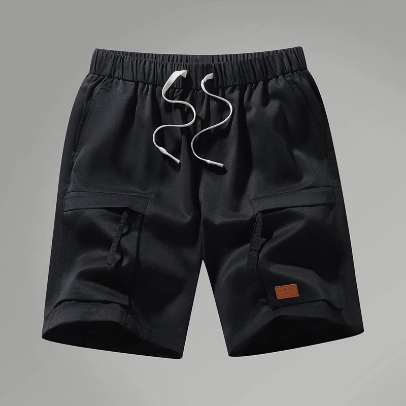 Work Shorts Men's Summer Lightweight Quick Drying Straight Leg Casual Sports Five Quarter Pants