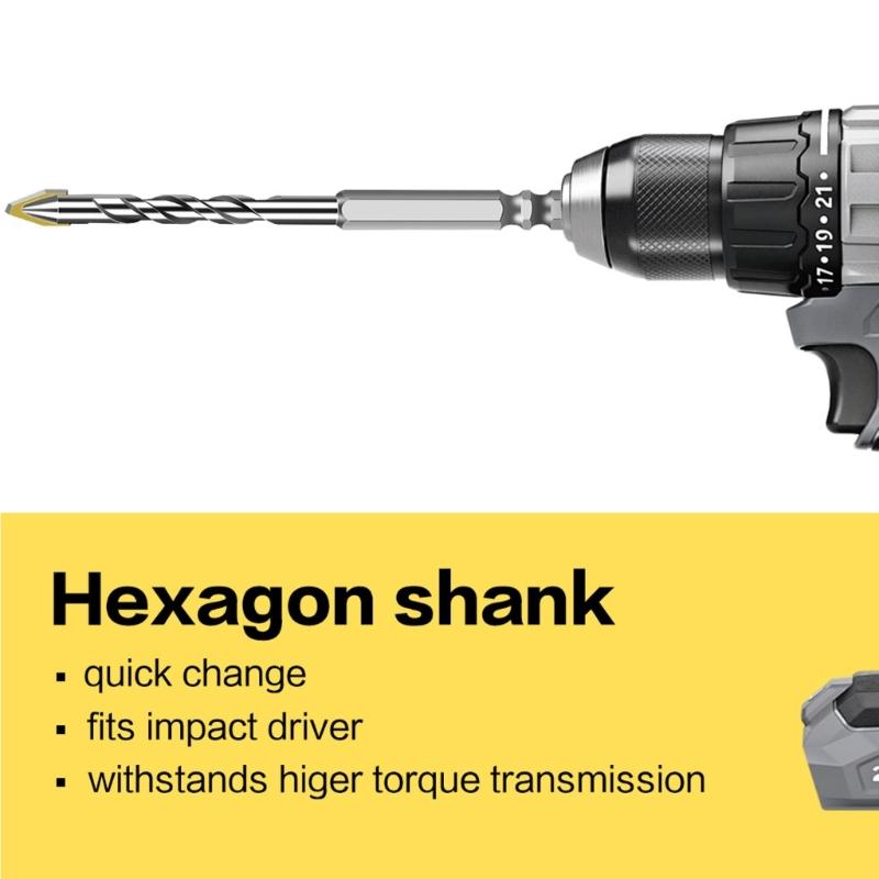 Eccentric Drill Bits In Multiple Sizes For Precise Hole Positioning On Various Materials Stone Wood Plastic DIY Projects