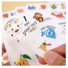 80Pcs Cute Animal Fruit Stickers Fun Encouragement Reward Stickers Teachers, Children Party Favors Scrapbook Decoration Waterproof Vinyl