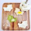 50g Cute Horse Shaped Pastry Moulds Mooncake Mold Mooncake Stamps Hand Pressure Tool Plastic Material Baking Accessories