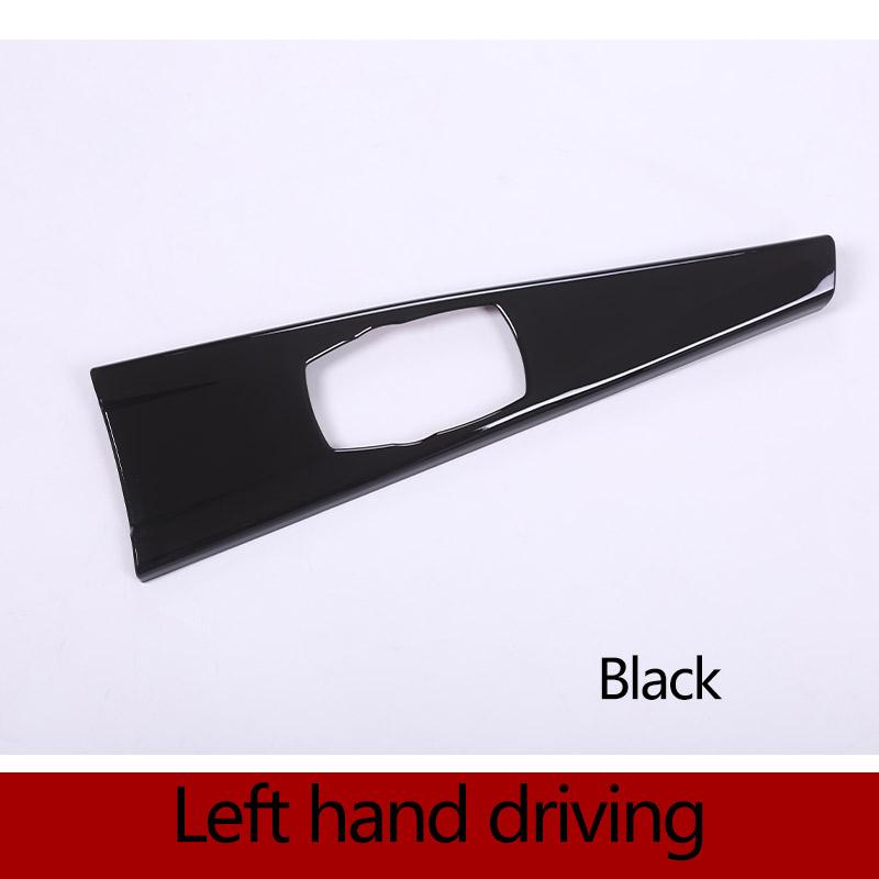 

LHD & RHD ABS Matt black Car Multimedia Panel Cover Trim Stickers For BMW 3 Series GT F30 F33 F34 F36 2013-2019 Car Accessories
