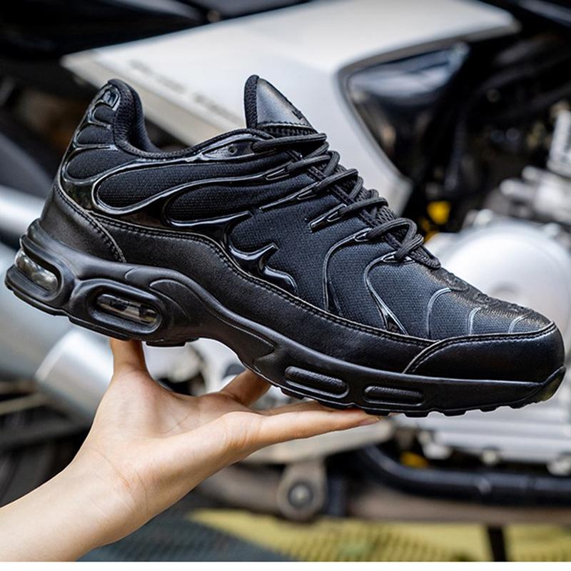 New Air Cushion Men Boots Work Sneakers Lightweight Breathable With Steel Toe Safety Shoes Puncture-Proof Work Shoes