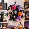 Halloween Skull Wreath: Hong Kong Love Door Ornament & Porch Decoration