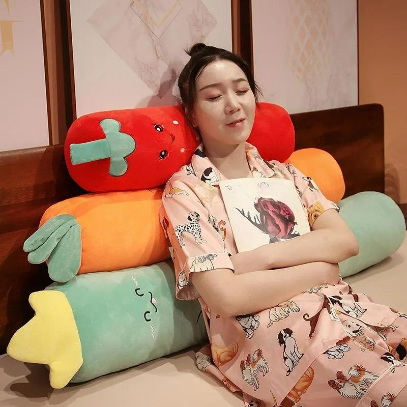 Cute Clip-leg Pillow Girl Long Pillow Sleeping Pillow Independent Liner Removable and Washable Birthday Gift Pillow