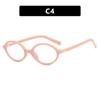 Anti-Blue Light Eyeglasses Eye Protection Oval Small Frame Retro Female Korean Plain Glasses Ladies Optical Spectacle Eyeglass