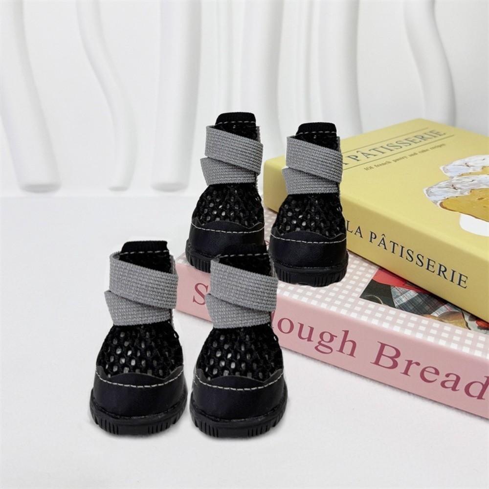 Summer Lightweight Small Dog Shoes Breathable Mesh Puppy Boots Fashion Anti-Slip Shoes For Puppies