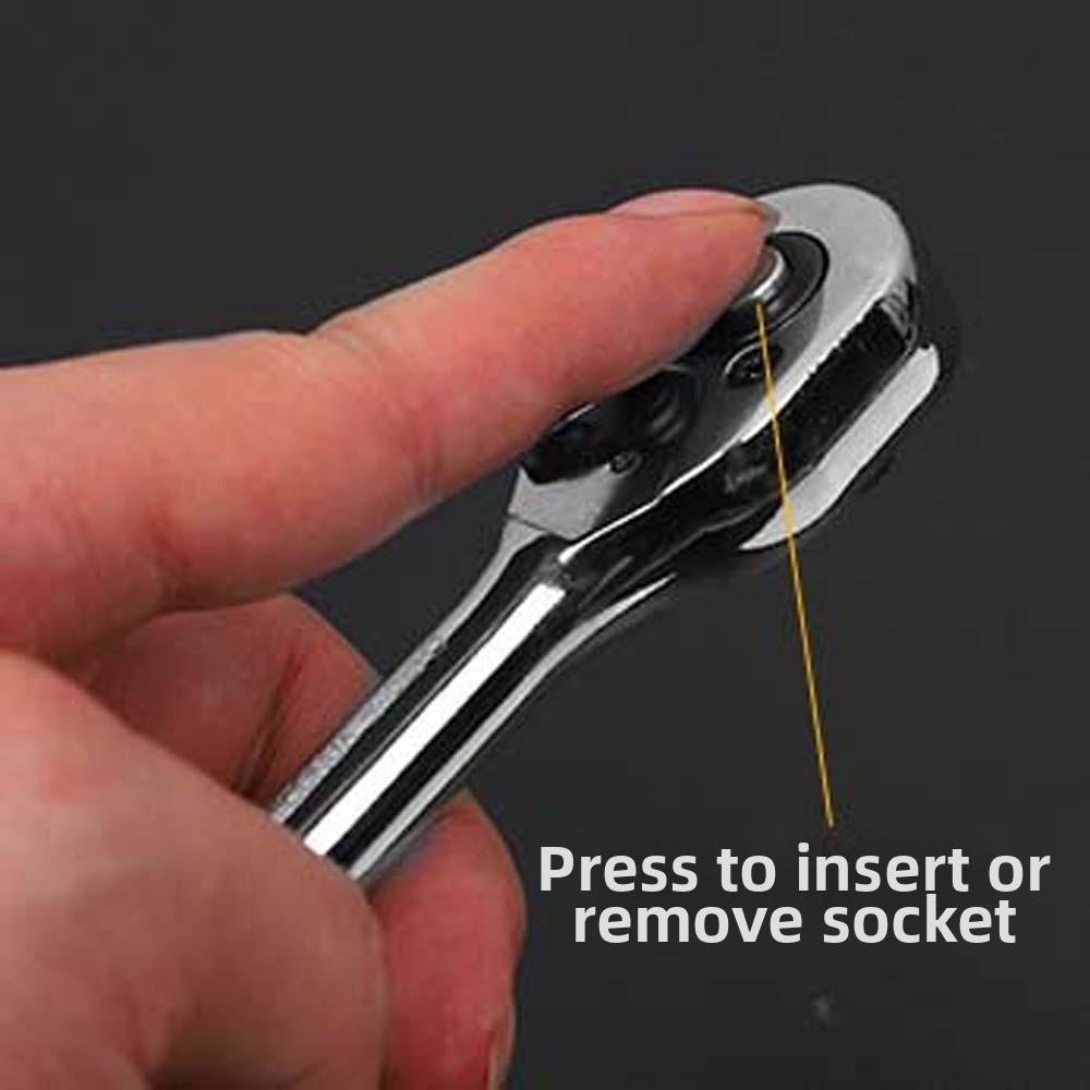 Durable Car Maintenance Toolbox Rust Prevention Ratchet Wrench Suit 53PCS Repair Tool Kit Bike