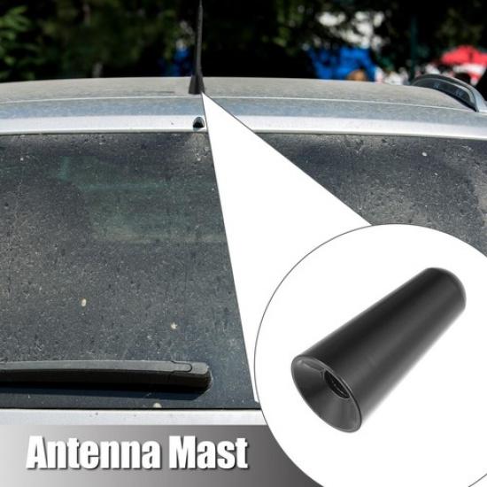 M Car Universal AM FM Antenna Short Stop Thread Rod Antenna Decorative Cover