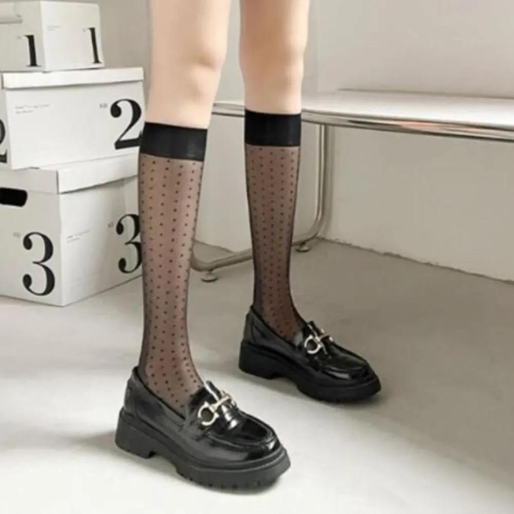 Women's See-through Design Knee Socks Daily Fashion Socks