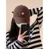 Baseball Hat for Women's American Retro Letters Korean Versatile Face Showing Small Soft Top Trendy Duck Tongue Cap
