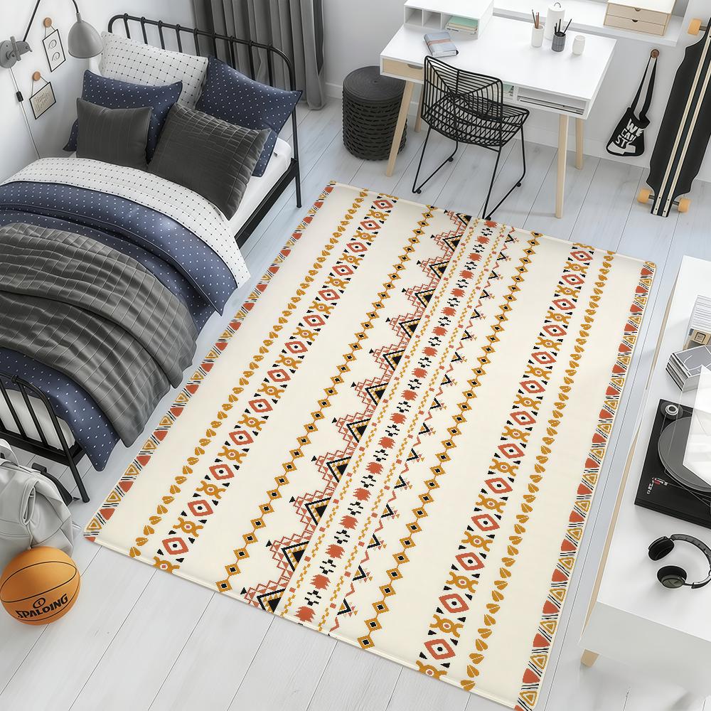 

bohemian Geometric Modern Ethnic hogar Bedside Rug Kitchen Bath Floor Mat Hallway Balcony Carpet Entrance Doormat Decor Home 40cm x 60cm
