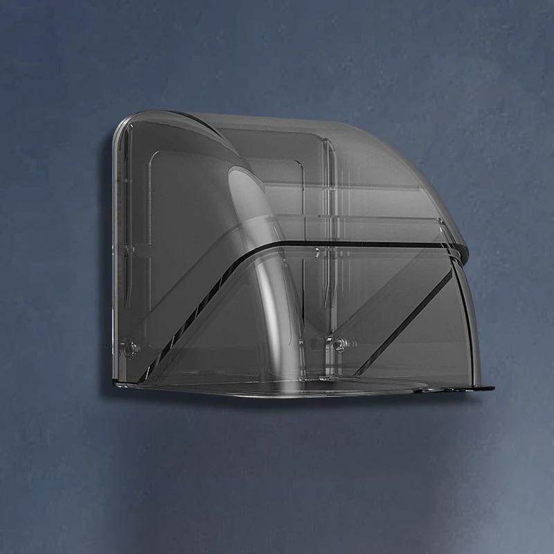 1pc Waterproof Outdoor Socket Box, for Garden Garage Bathroom, Dust & Rain Proof Electrical Cover, Easy To Install