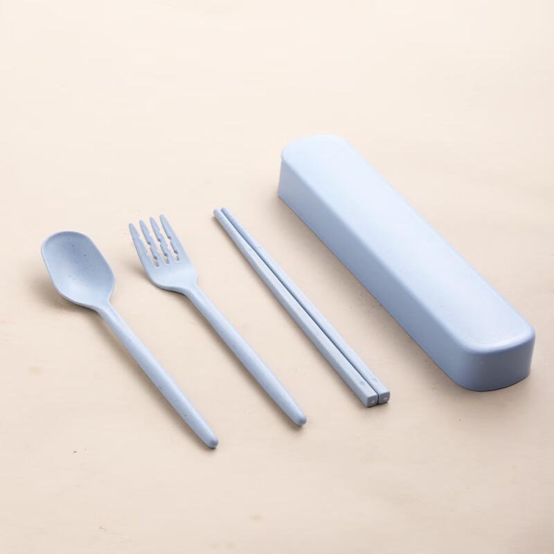 Wheat Straw Portable Cutlery Set