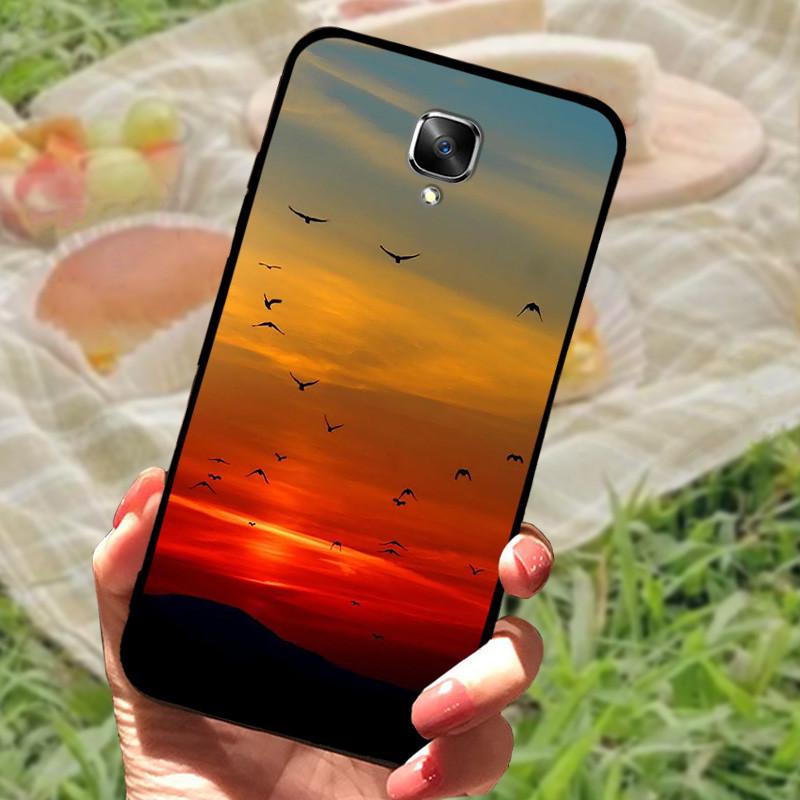 1+3 Case For Oneplus 3 3T Silicone Silicone Phone Case TPU Marble Full Protective Cover For One Plus 3 A3000 Shockproof Shell