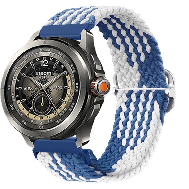 

Nylon Braided Strap for Xiaomi Watch S4 S3 S2 S1 Huawei Watch 3/4/GT3-4 Pro Fabric Bracelet Wristband for Mi Watch 2 Pro Correa Xiaomi Watch S4