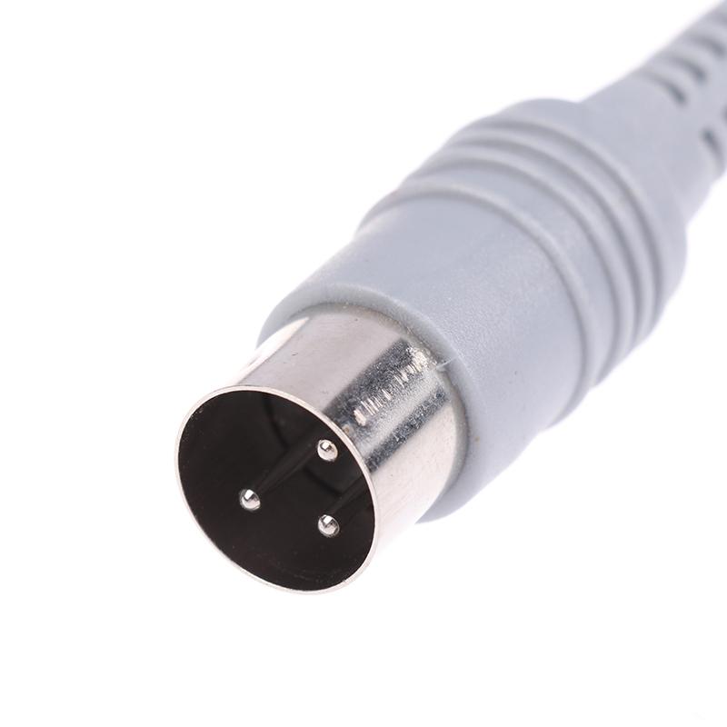 1.5M Grey 3-Pin 9Mm For Strong 210 204 90 105L 102L Nail Handle Power Cable Electric Manicure Drill Spring Wire