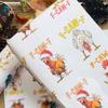F-Caw-F Chicken Wrapping Paper Sarcastic Farm Animal Wrapping Paper for Christmas Birthdays Parties DIY Craft Gifts Wrap Supplies