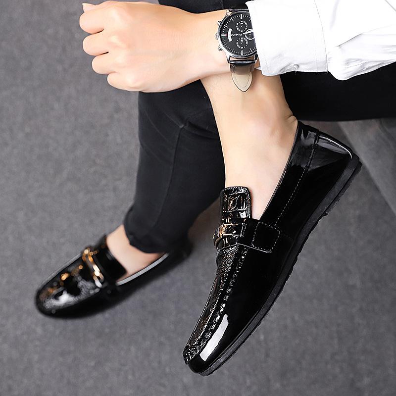 2024 New Fashion Men Leather Shoes Daily Office Loafers Light Comfortable Soft Driving Walking Shoes Men Sneakers Zapatos Hombre