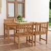 Day and Night - Day and Night Garden Dining Set 5 Pieces Solid Teak Wood