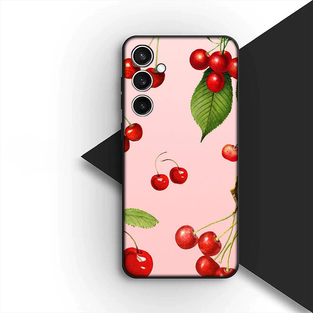 Cherry Strawberry Fruit Summer Avocado Phone Case for Samsung Galaxy A35 A36 A55 A26 A05 A06 A14 A50 A51 A53 A54 A12 A13 A23
