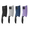 Creative Purple Kitchen Knife Design Soft Case for iPhone 17 Pro Max/16/15