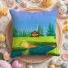 HOT M-Mulgil K-Kim Cushion Cover Home & Car Multi-Scene Pillow Cover - Reversible, Soft & Durable for Daily Use