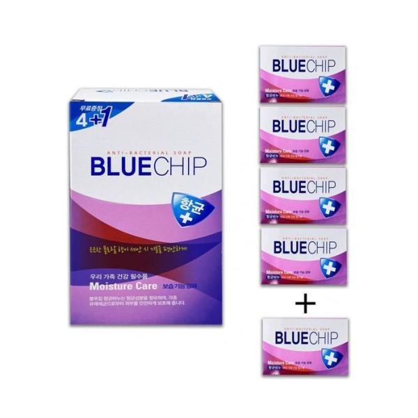 [OFK662RT] Blue Chip Moisture Care Antibacterial Soap Face Wash Soap x5p (12115544)