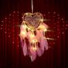 White Heart Dream Catcher Wind Chime - Home and Office Decoration