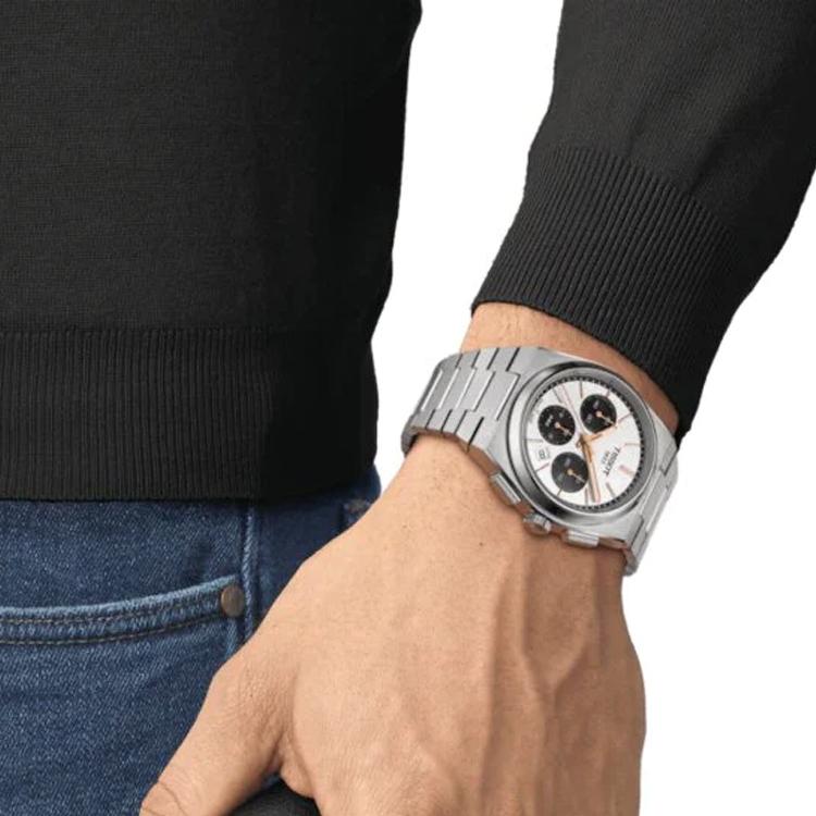 Tissot Colecția PRX Mișcare Mecanică Automată Ceasuri pentru Bărbați Ceas 42mm Cadran Alb Carcasă din Oțel Inoxidabil T137.427.11.011.00