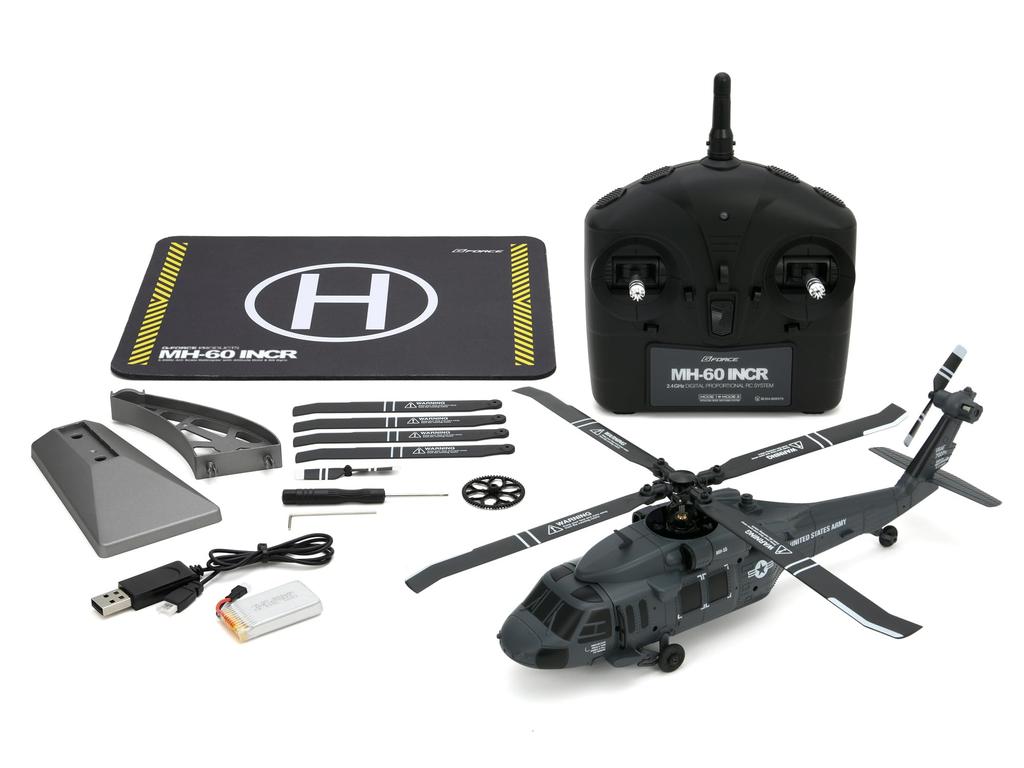 INCR Electric Radio Control Official Japanese GB500 G-Force MH-60 2.4GHz 4-Channel Helicopter, Product,