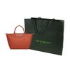 Longchamp Zipper Closure Snap Foldable Nylon Tote Bag Women Tote Bags Red 1623919404