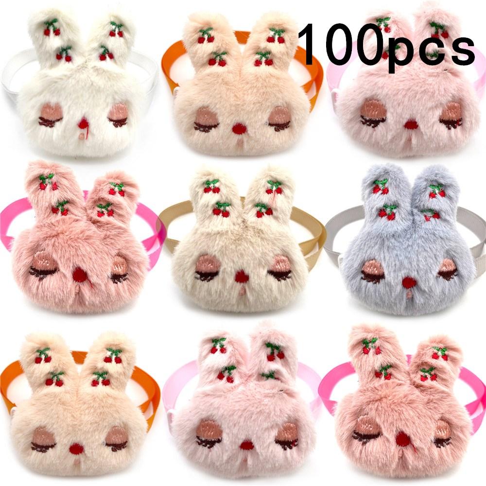 50/100pcs Pet Grooming Dog Accessories Cute Rabbit Style for Small Dog Pet Bow Tie Easter Party Puppy Dog Bow Tie Neckties