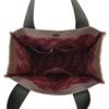 [Kusuguru Japan] Chic Boa Square Tote Bag, Women's, Mocha