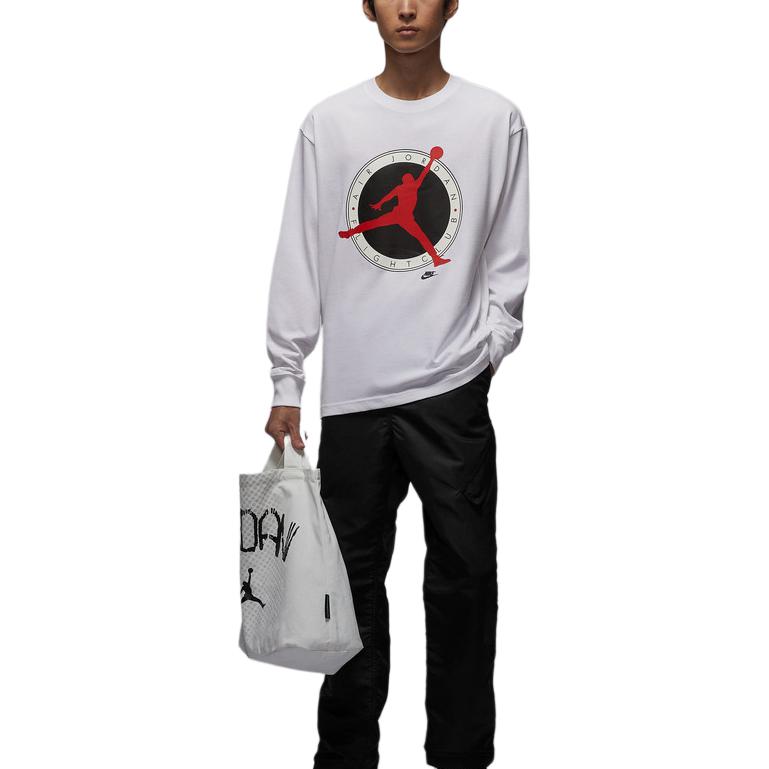 Jordan As M J Flt Clb Ls Crew Neck Pullover Comfortable Long Sleeve T-Shirt Men tops IF3011-100