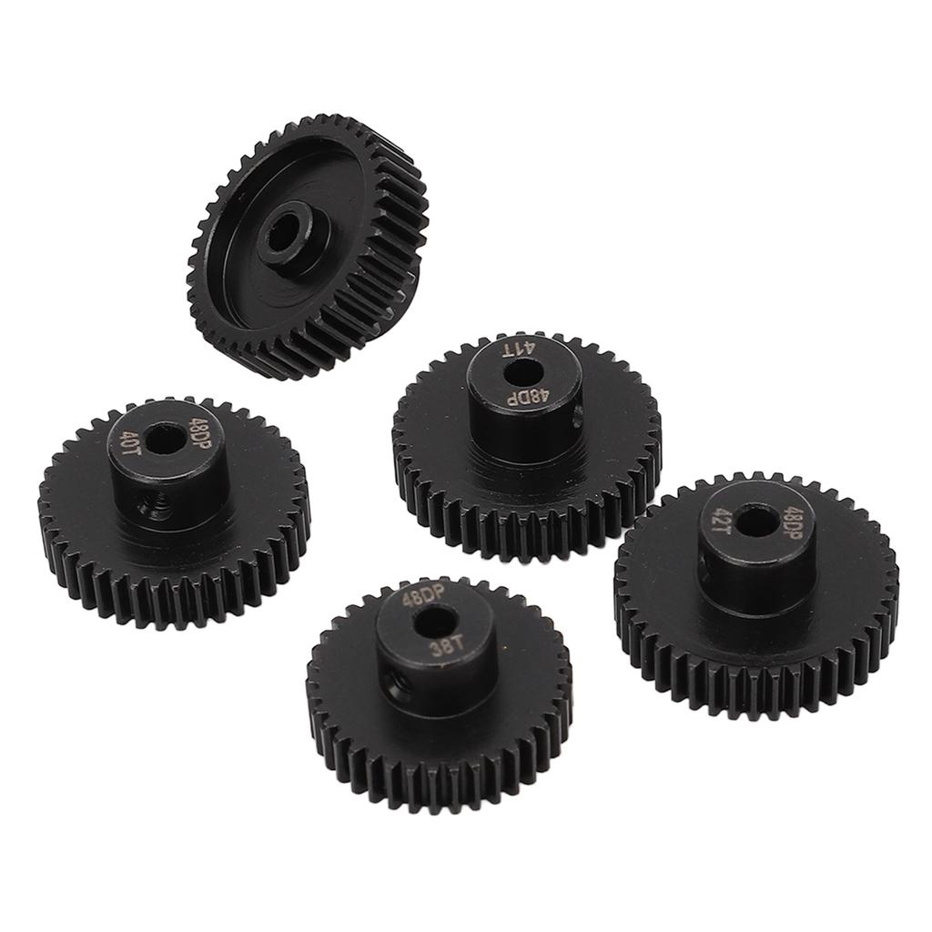 5Pcs RC Pinion Motor Gear F 48DP 0.53m 38T 39T 40T 41T 42T Accessory for 3.175mm Shaft